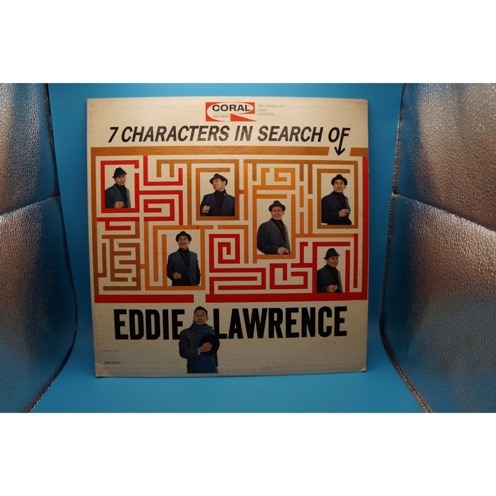 Eddie Lawrence 7 Characters in Search of Eddie Lawrence Vinyl LP Coral CRL 57411